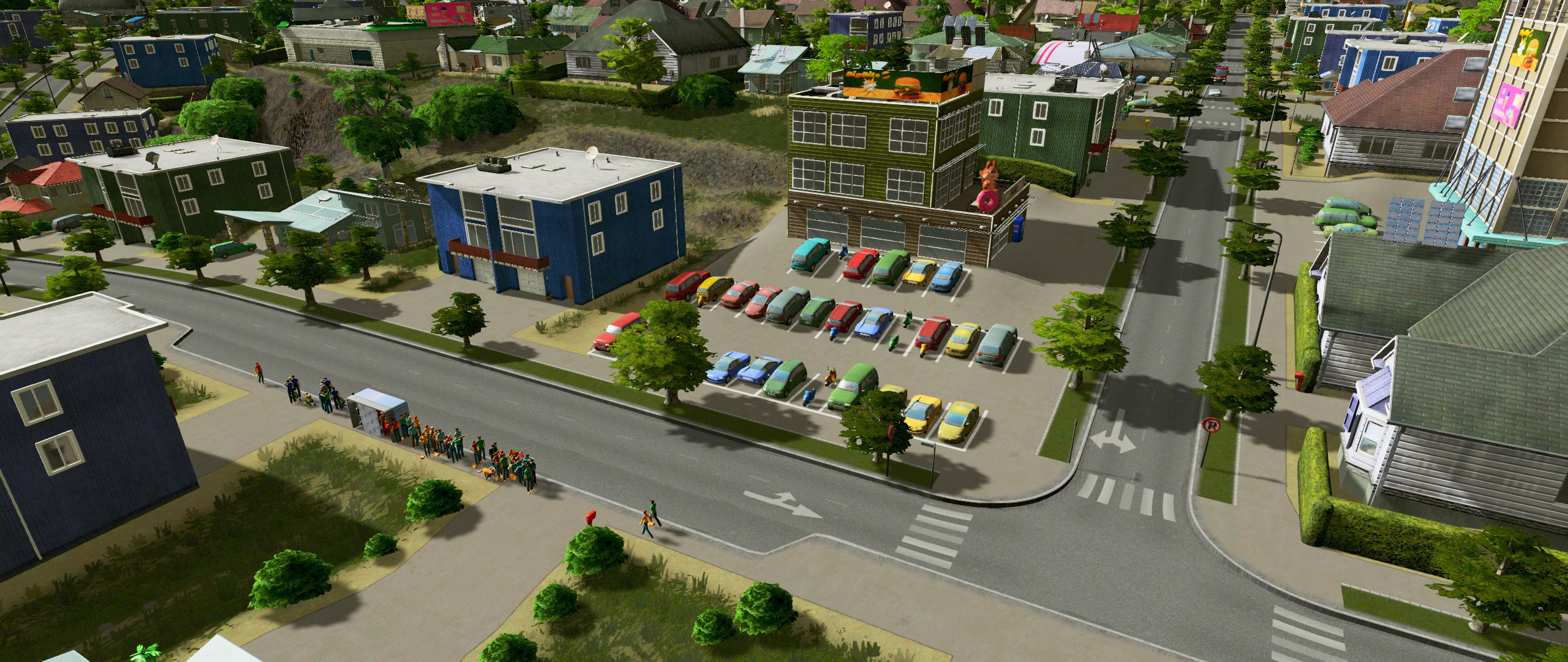 cities skylines 2x4 parking lot